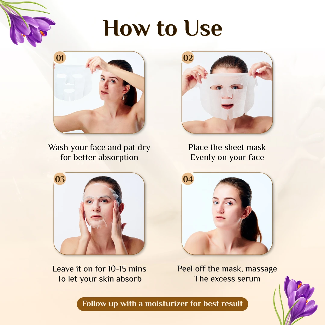 easy to use facial sheet mask